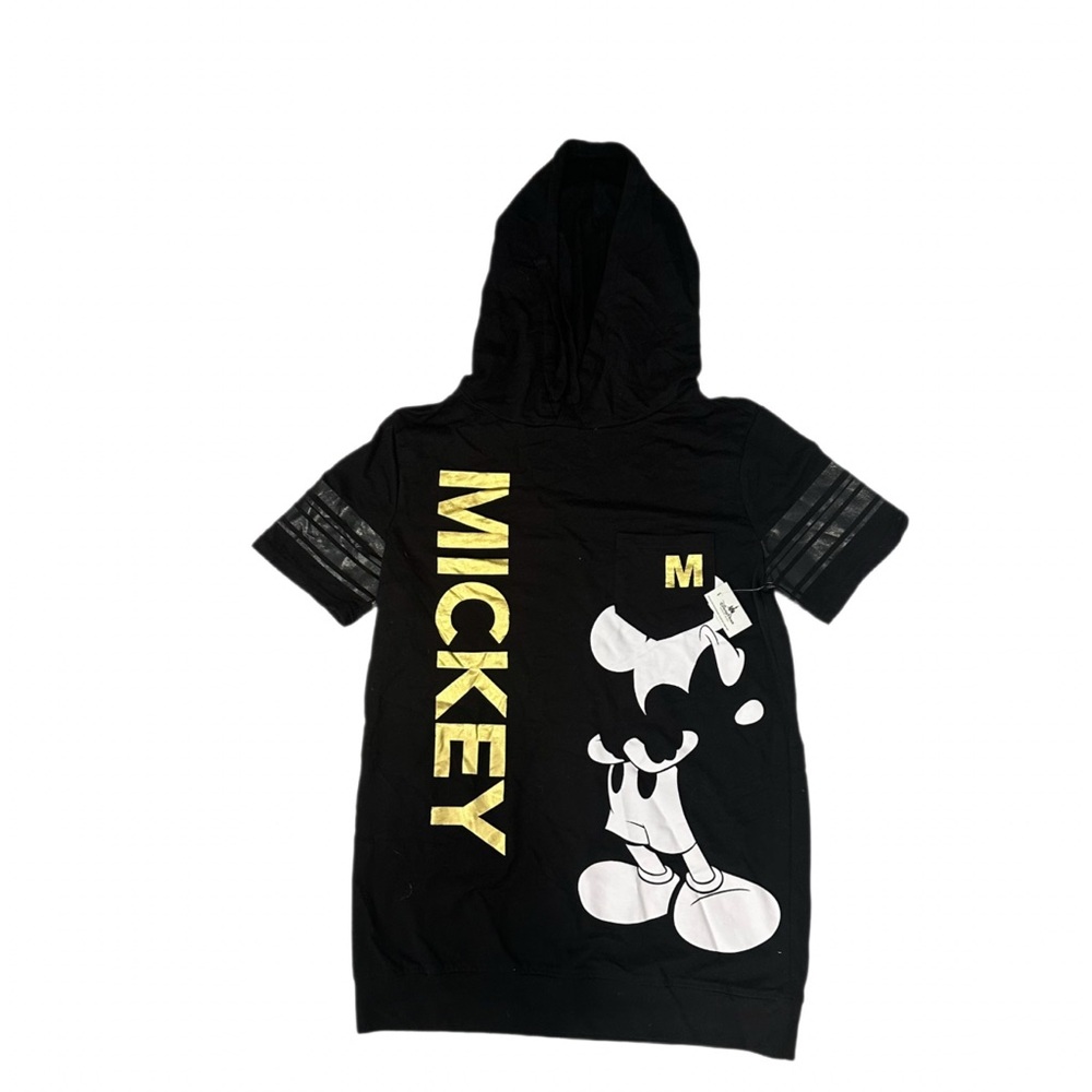 Disney Mickey Mouse T-Shirt Black – Size S – Classic Style – NWT